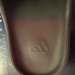 Adidas Yeezy Black Slides with Logo